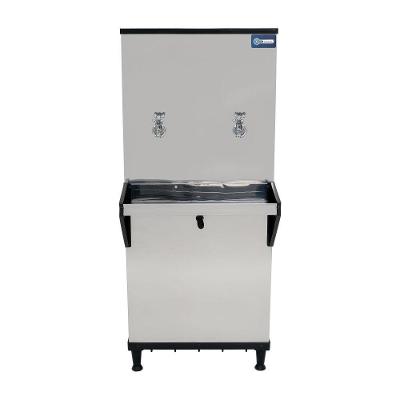 Bebedouro Industrial de Coluna KX05-D 2T Água Gelada Inox 50L com Duas Torneiras 220V