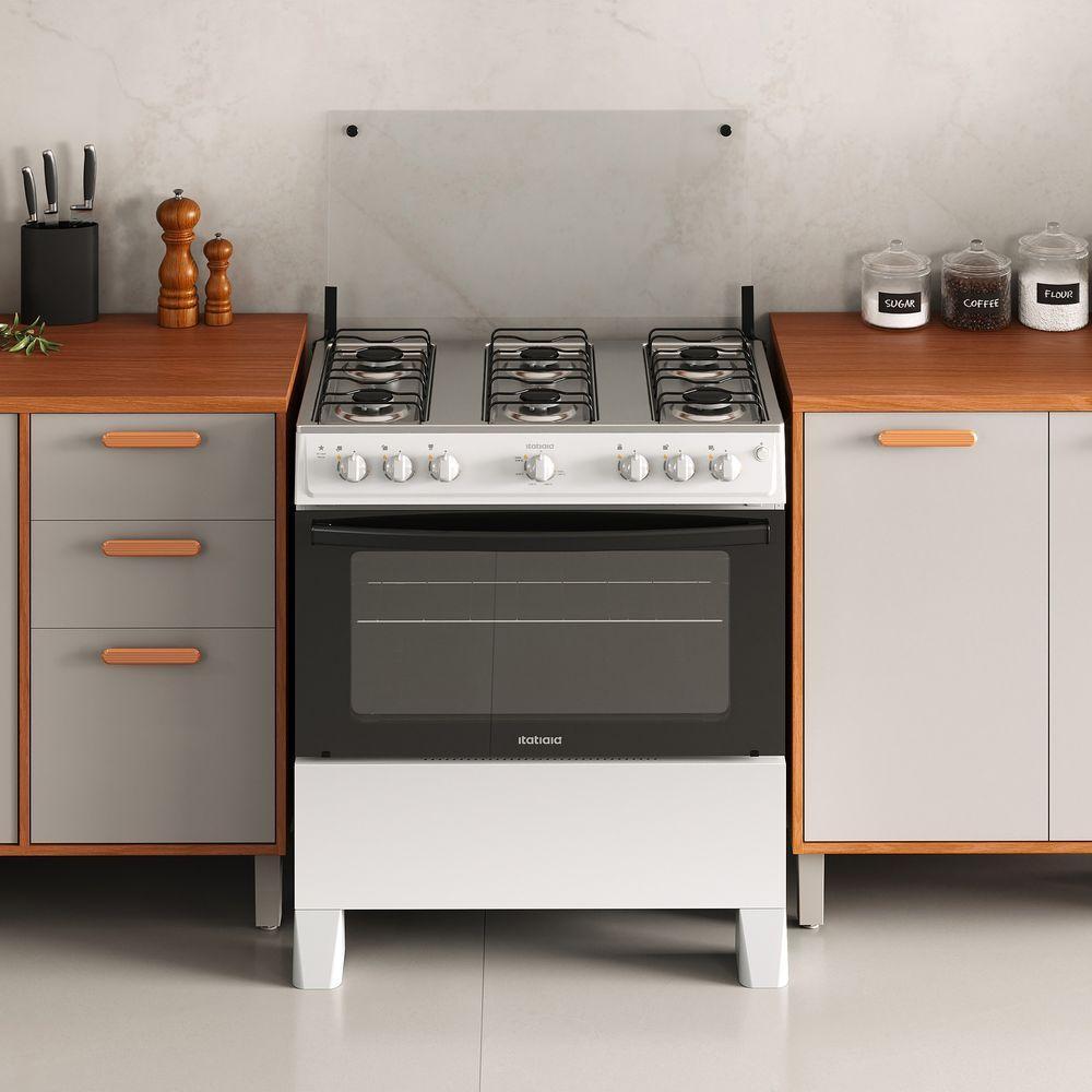 Fogão Itatiaia Star New Piso 6 Bocas Branco Mesa de Inox Bivolt 3700000473 - 7