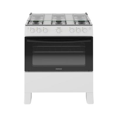 Fogão Itatiaia Star New Piso 6 Bocas Branco Mesa de Inox Bivolt 3700000473