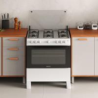 Fogão Itatiaia Star New Piso 6 Bocas Branco Mesa de Inox Bivolt 3700000473 - 7