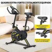 Bicicleta Spinning Mecânica Wonderfit Go Amarela Roda De Inercia 4kg (WSB04HBTA-AM) - 7