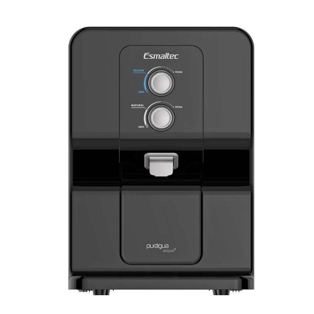 Purificador De Água Esmaltec Acqua7 Preto 220V - 1
