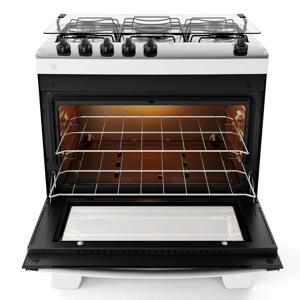 Fogão Atlas Agile Up Piso 5 Bocas Branco Mesa de Inox Bivolt (300001723) - 3