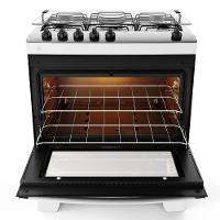 Fogão Atlas Agile Up Piso 5 Bocas Branco Mesa de Inox Bivolt (300001723) - 3