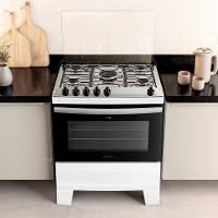 Fogão Atlas Agile Up Piso 5 Bocas Branco Mesa de Inox Bivolt (300001723) - 5