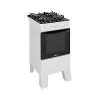 Fogão Itatiaia Electra Glass Pluss Piso 4 Bocas Branco Mesa De Vidro Bivolt (3700000485) - 2