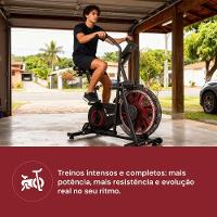 Bicicleta Ergométrica Air Bike Gallant Essential (GAB03PWHUA-PT) - 9