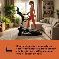 Esteira Ergométrica Gallant Elevate Ultra 40% de Inclinação 127V (GEE13E17A-127PT)