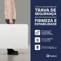 Mesa Dobrável Gallant Vira Maleta Portátil 1,52m Branco com Alça (GMD25A90A-BR) - 5