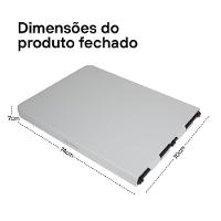 Mesa Dobrável Gallant Vira Maleta Portátil 1,52m Branco com Alça (GMD25A90A-BR) - 6