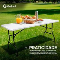Mesa Dobrável Gallant Vira Maleta Portátil 1,52m Branco com Alça (GMD25A90A-BR) - 7