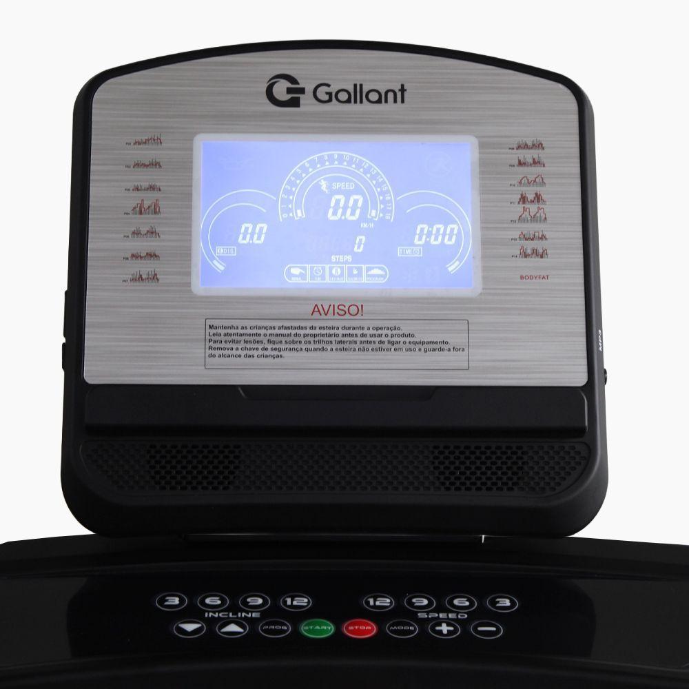 Esteira Ergométrica Elétrica Gallant Elite Pro 4.2hp 18Km/h - 4