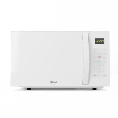 Micro-ondas de Bancada Philco PMO30B 28L 1100W com Funções Tira Odor Descongelar Trava Branco 110V