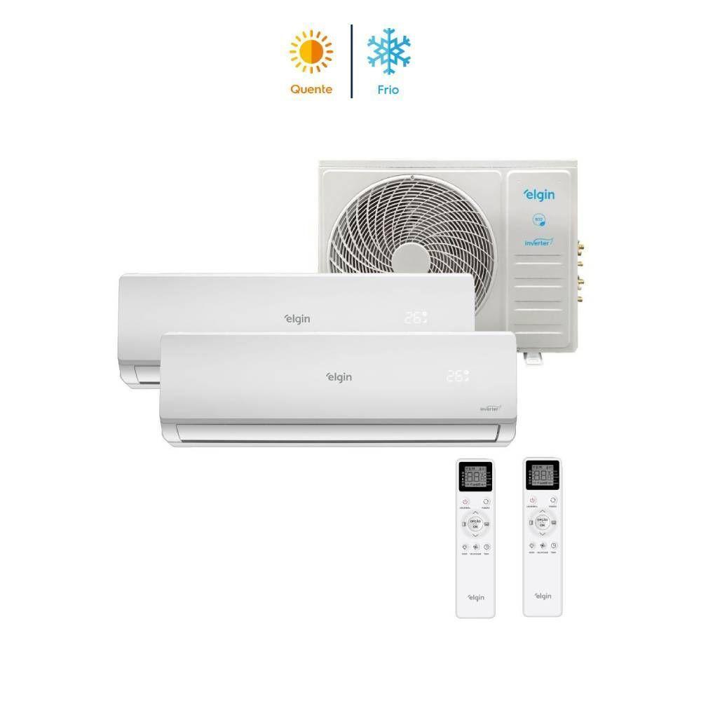 Ar Condicionado Bi Split Inverter Elgin 18000 BTUs (1x9000 + 1x18000) Quente e Frio 220V MTQE18C2CB - 2