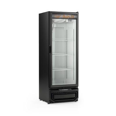 Cervejeira Vertical GCB-40V PR 410L 220V com Porta de Vidro Duplo Preto Gelopar