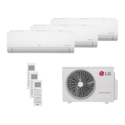 Ar Condicionado Tri Split LG 21000 BTUs (HW 07K+07K+09K) Quente e Frio Inverter 220V R32 Z3UW21GFB1.AWGZBR1