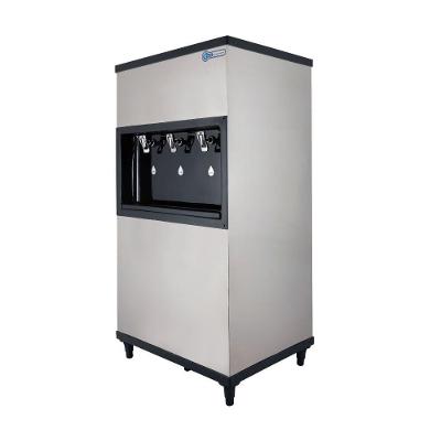 Bebedouro Industrial Coluna Knox 100L Uniq 2 Torneias Geladas 1 Torneira Natural Inox 220V (KX10-D NG 3T UNIQ)