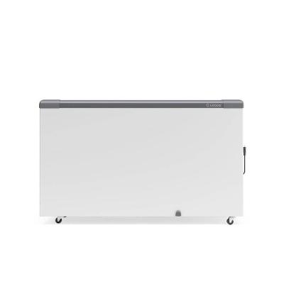Freezer Gelopar Horizontal 395L 2 Portas de Vidro Branco 220V GHD-400 CZ (81003.06.2)