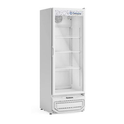 Refrigerador Expositor Vertical Gelopar 410L 1 Porta Vidro Branco 127V GPTU-40 EL BR (81168.04.1)