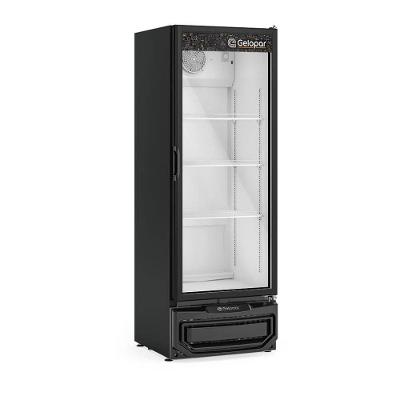 Refrigerador Expositor Vertical Gelopar 410L 1 Porta Vidro Preto 220V GPTU-40 EL PR (81168.09.6)