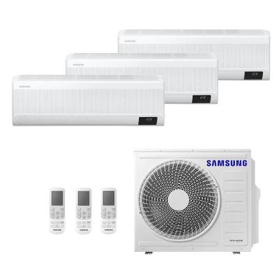 Ar Condicionado Tri Split Samsung Wind Free 28000 BTUs (HW 09K+12K+12K) Quente e Frio Inverter 220V R410A (AJ080AXJ4KH/AZ)