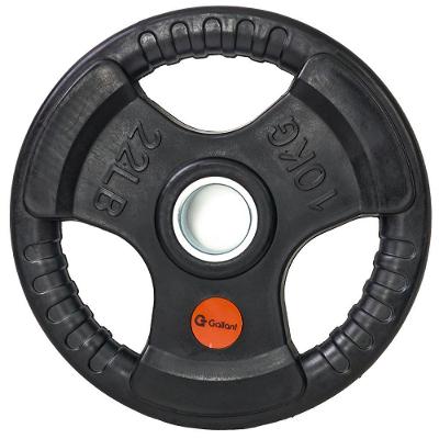 Anilha Vulcanizada 10kg Gallant (GAN10V01A-PT)    
