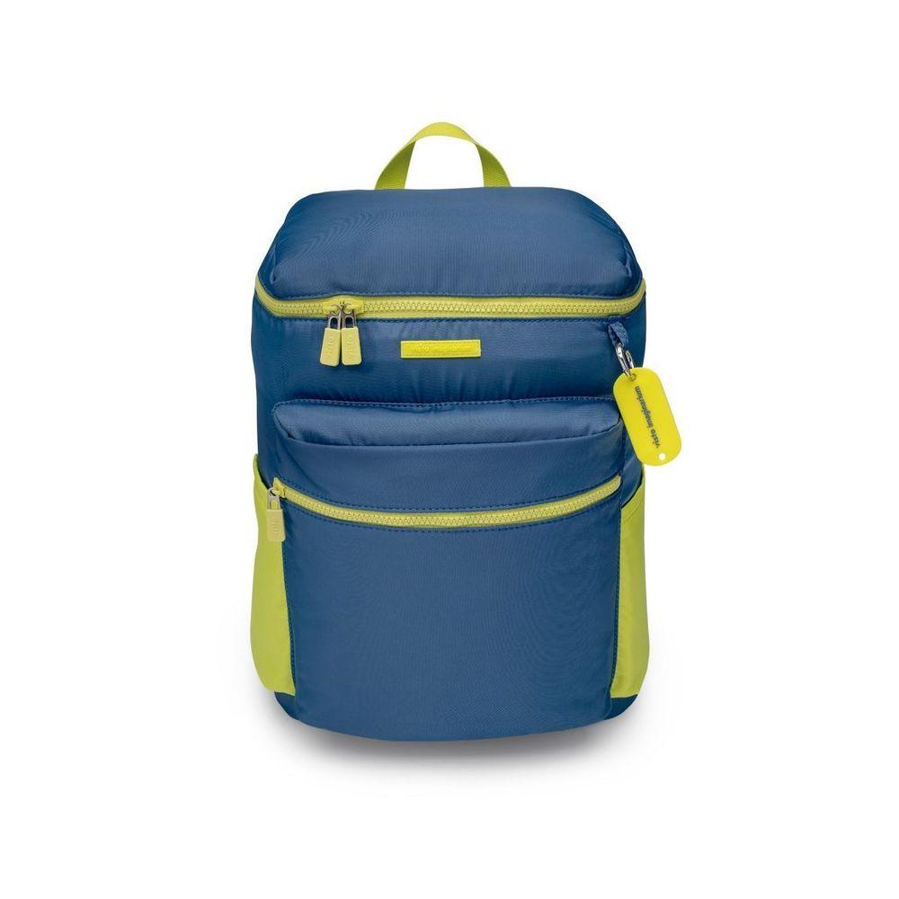 Mochila Daily Azul e Neon - 1