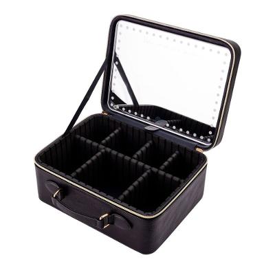 Maleta de Maquiagem Com Led Seu Brilho