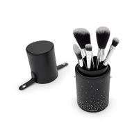 Kit de Pinceis Basico Preto e Prata - 1