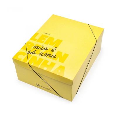 Caixa Presente Amarela G