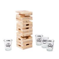 Jogo Jenga Com Copos e Dose - 1