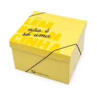 Caixa Presente Amarela M - 1