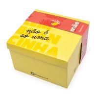 Caixa Presente Amarela M - 2