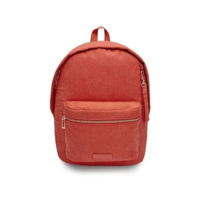 Mochila Laptop Cotelê Coral