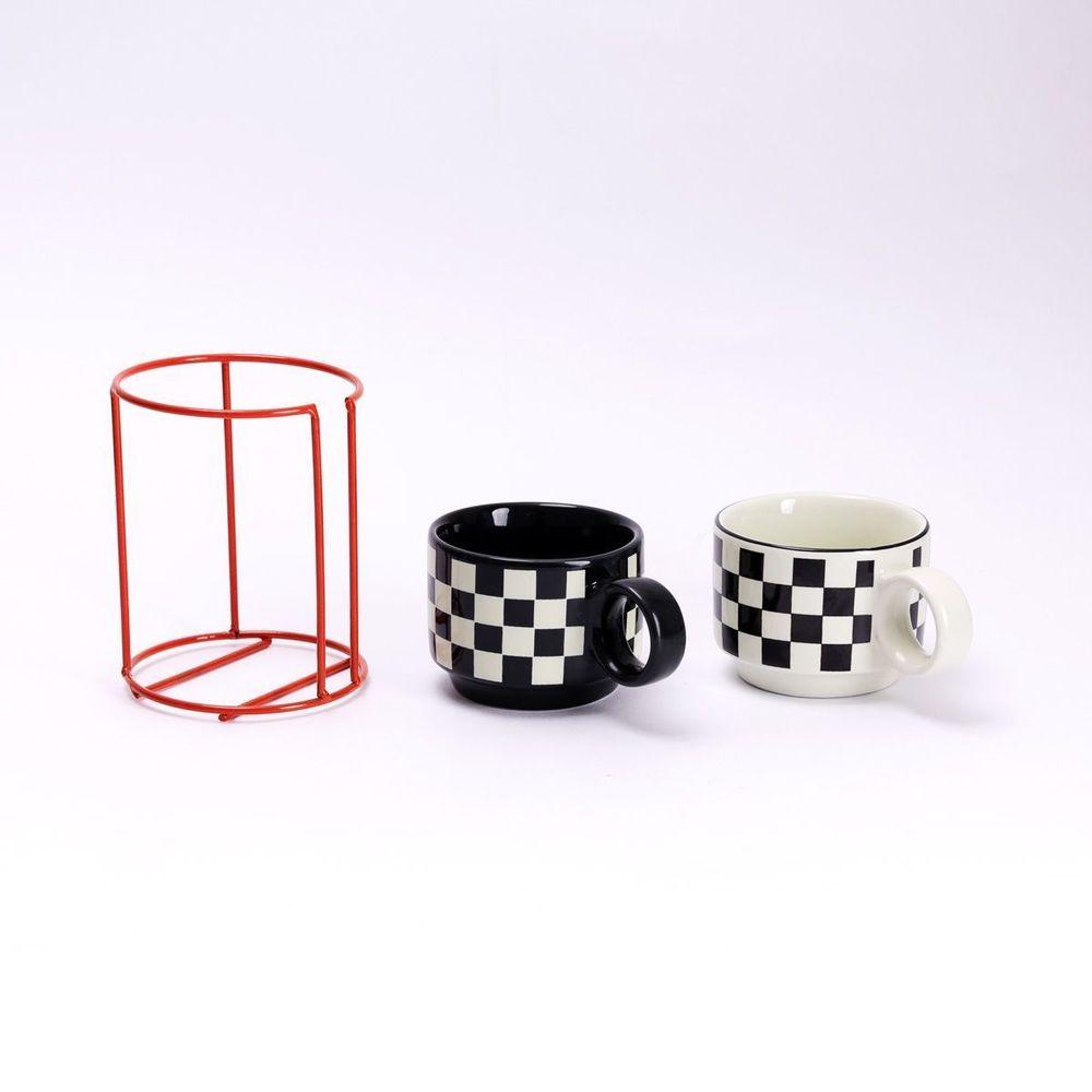 Dupla de Xicaras Empilhaveis Mais Um - 2