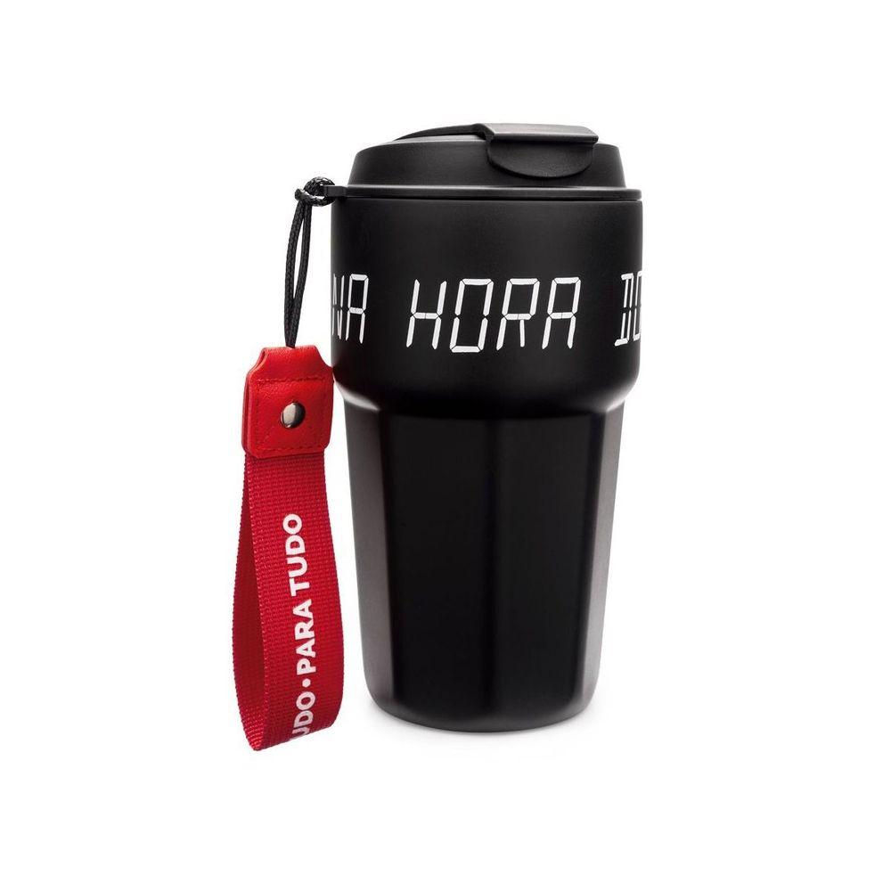 Copo Térmico com Tampa Hora do Café - 1