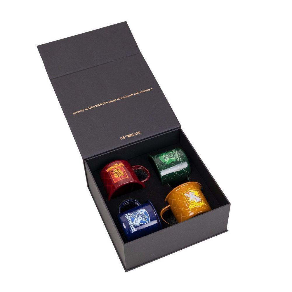 Kit Com 4 Canecas Hp Casas Hogwarts - 1