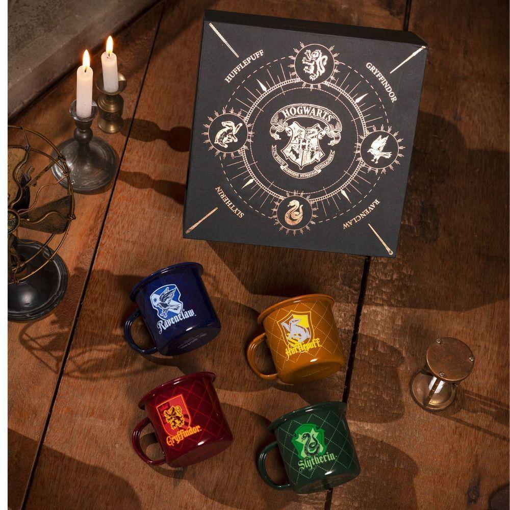Kit Com 4 Canecas Hp Casas Hogwarts - 2