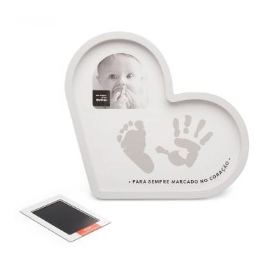 Porta-Retrato Bebê Carimbo No Coração