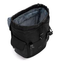 Mochila Laptop Utilitária Preta Metais - 3