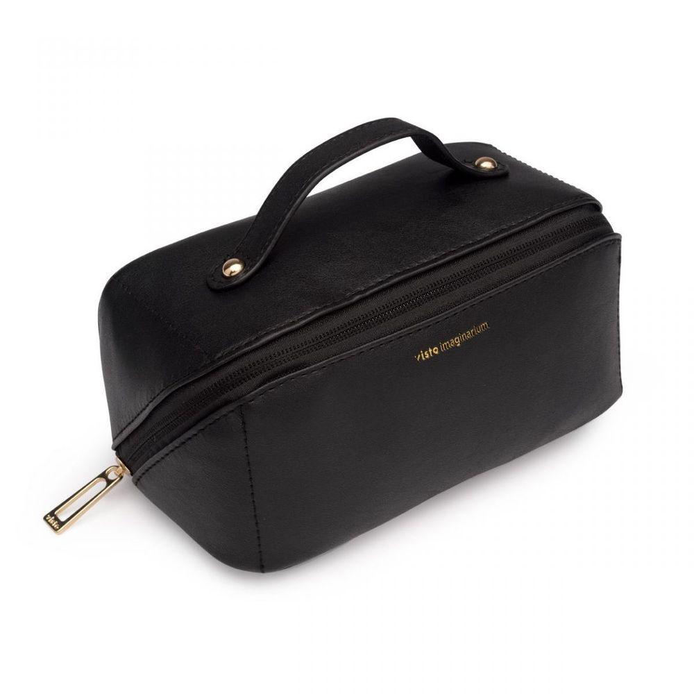 Necessaire Angle Preta Com Dourado - 2