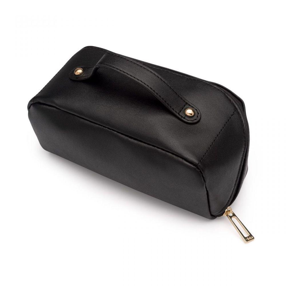 Necessaire Angle Preta Com Dourado - 3