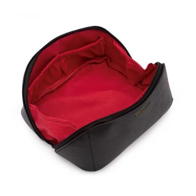 Necessaire Angle Preta Com Dourado