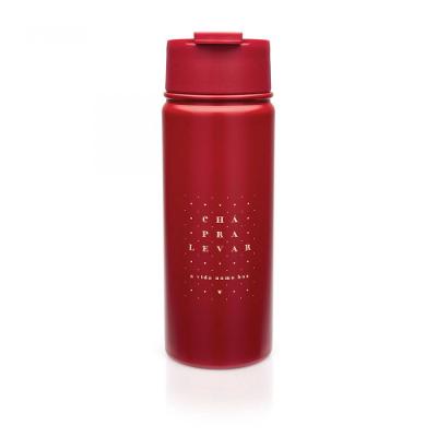 Garrafa Termica e Infusor Cha pra Levar