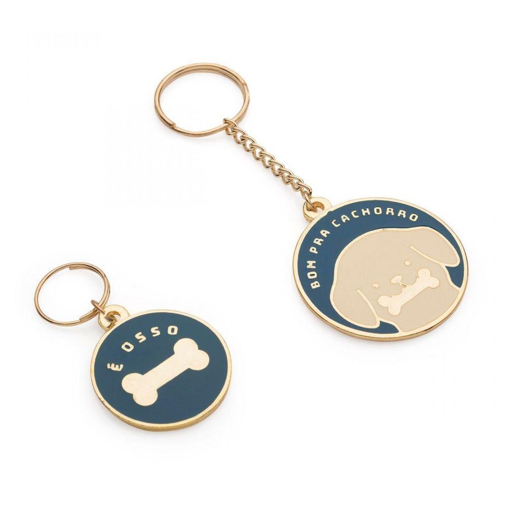Chaveiro e Placa Pet Bom Pra Cachorro - 2