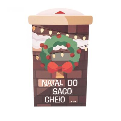 Cartão de Natal Saco Cheio de Presentes