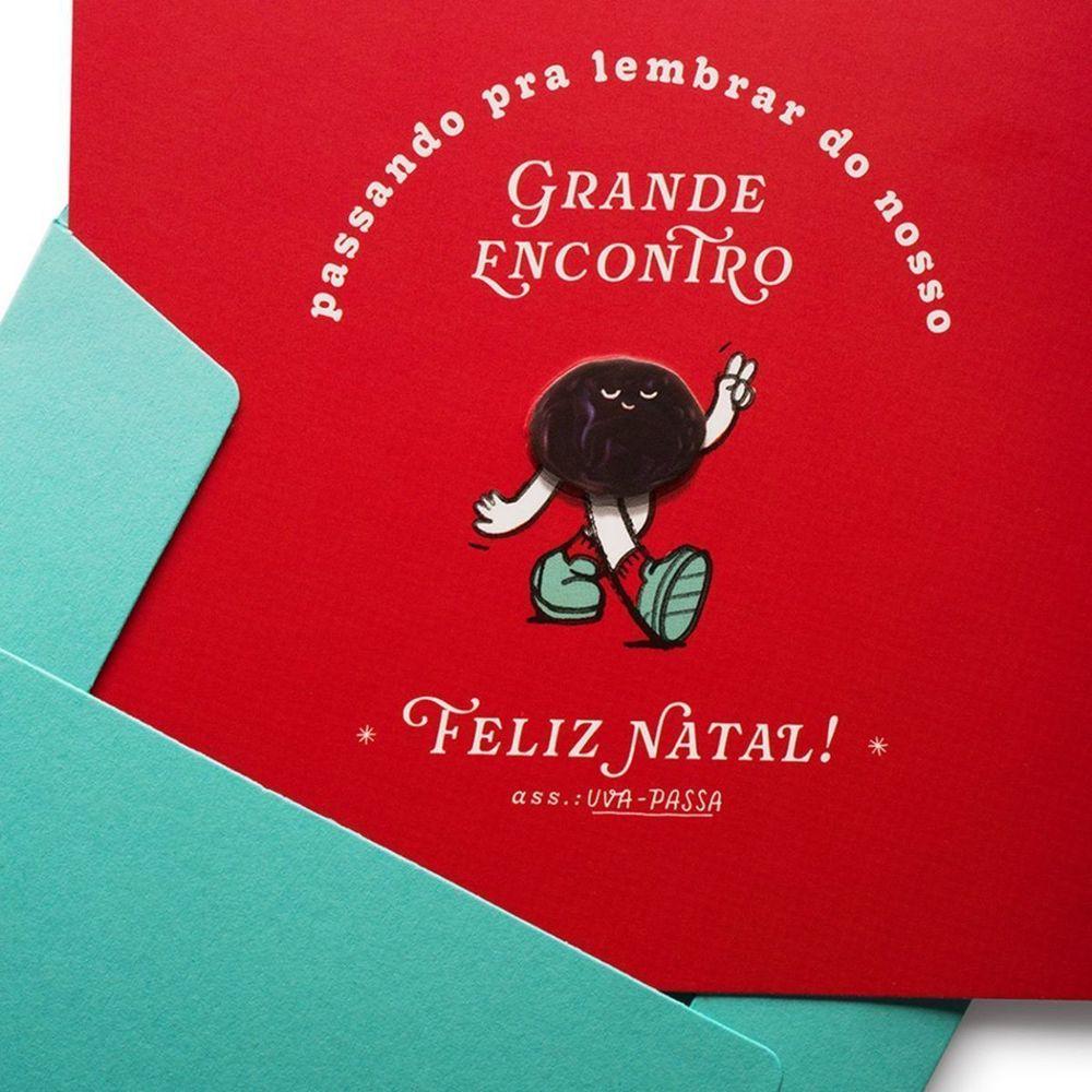 Cartão de Natal Uva Passa - 4