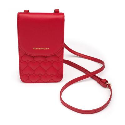 Bolsa Porta Celular Matelassê Corações