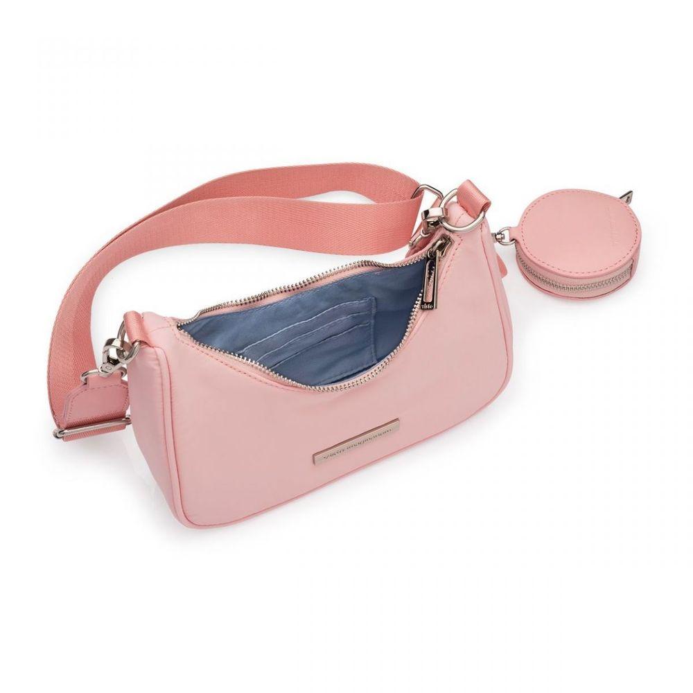 Bolsa Baguete Com Niqueleira Rosa Claro - 2