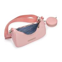 Bolsa Baguete Com Niqueleira Rosa Claro - 2